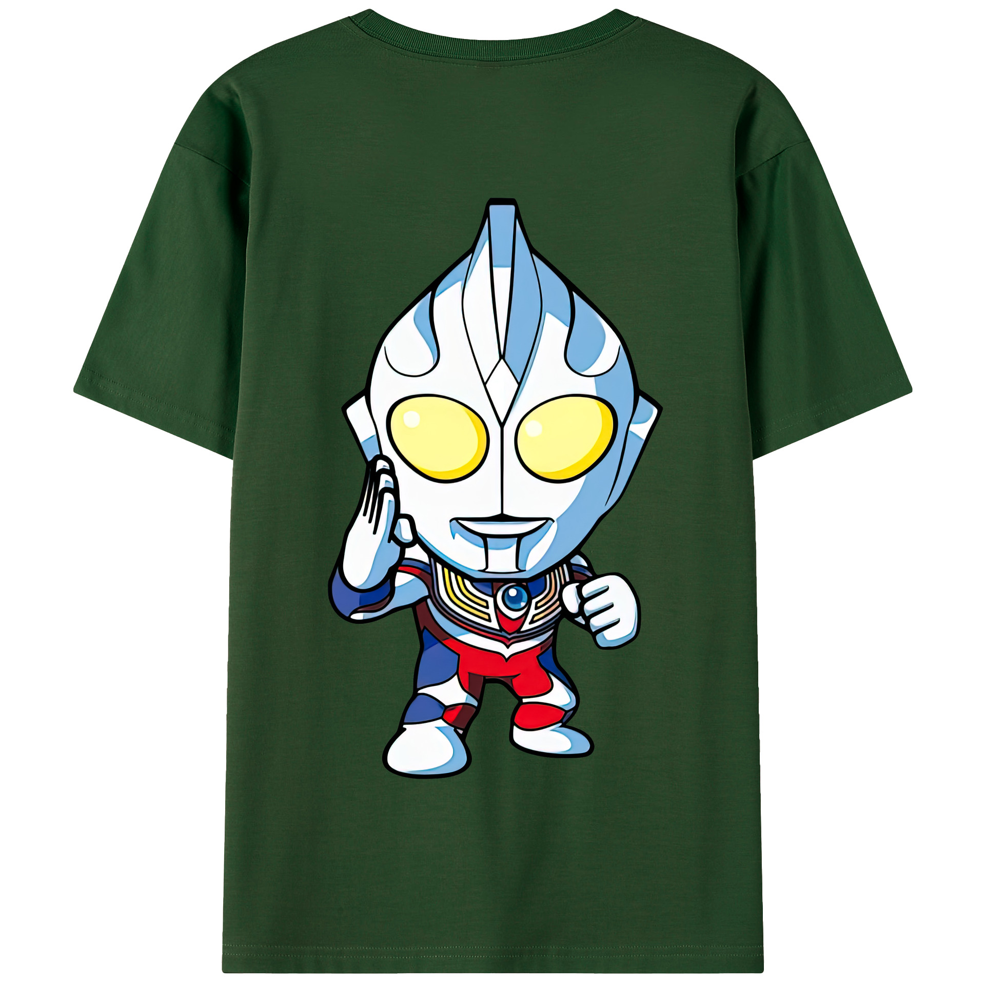 （画像用） ウルトラマン Ultraman 綿100％半袖Tシャツ（背面プリント）
